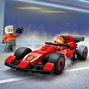City Formula 1 F1® Pit stop i mechanicy z bolidem Ferrari  (60443) 5
