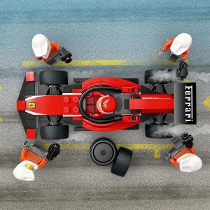 City Formula 1 F1® Pit stop i mechanicy z bolidem Ferrari  (60443) 7