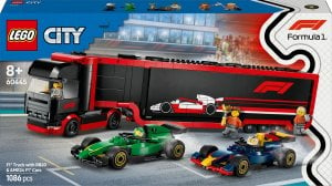 City Formula 1 F1® Ciężarówka z bolidami RB20 i AMR24 F1® (60445) 1