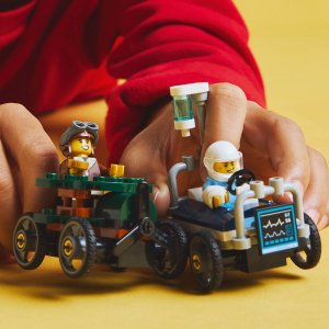 City Zestaw wyścigówek: samolot kontra łóżko szpitalne (60459) 3