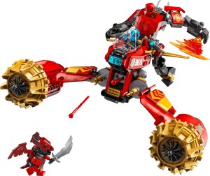Ninjago Burzowy jeździec-mech Kaia (71830) 8
