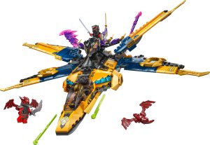 Ninjago Ras i burzowy superodrzutowiec Arina (71833) 8