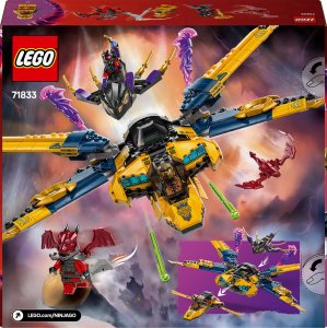 Ninjago Ras i burzowy superodrzutowiec Arina (71833) 9
