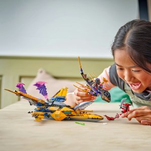 Ninjago Ras i burzowy superodrzutowiec Arina (71833) 2