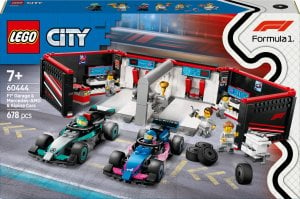 City F1® Garaż i bolidy Mercedes-AMG i Alpine (60444) 1