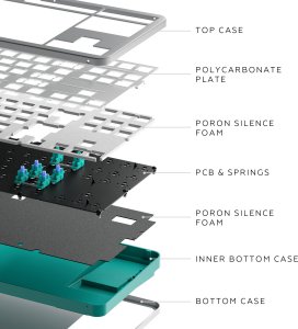 Klawiatura Dark Project ALU87A Daylight G3MS Zircon (DPKB_DAYLIGHT_87_ANSI) 5