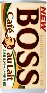 Kawa BOSS Cafe Au Lait z mlekiem i cukrem 185ml - Suntory 1