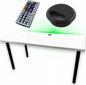 BIURKO GAMINGOWE BIAE LED PRZEPUST PRODUCENT 1