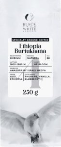 Ground specialty coffee Black Crow White Pigeon Ethiopia Burtukaana, 250 g 1