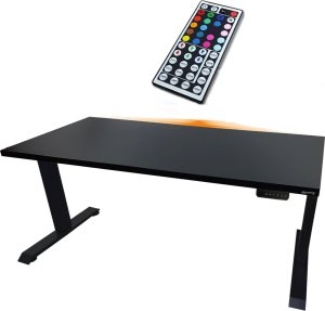 BIURKO ELEKTRYCZNE 160x80 REGULOWANE NOGI LOFTOWE METALOWE PRODUCENT 1