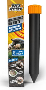 NO PEST Odstraszacz na Krety Nornice Szczury Myszy Odstraszacz Kretów Nornic do 800 m 2