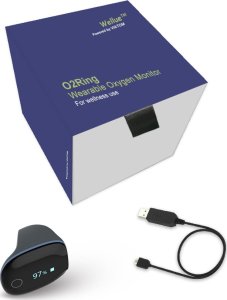 Wellue Czujnik na oddech O2 Ring na sen noc Alarm Wibracja App 11