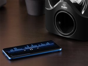 SVEN MS-312 black Bluetooth FM USB Display RC unit power output 20W+2x10W (RMS) 7