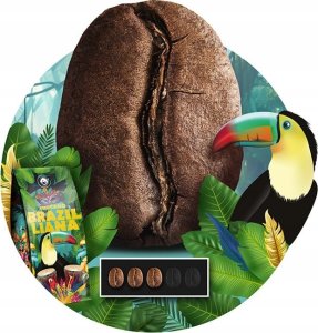 Kawa ziarnista Blue Orca Coffee Kawa ziarnista 1kg x2 BossaNova + Toucano 100% Arabica 6