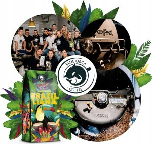 Kawa ziarnista Blue Orca Coffee Kawa ziarnista 1kg x2 BossaNova + Toucano 100% Arabica 10