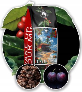 Kawa ziarnista 1kg x2 Tayrona + 32 Red Coffee 100% Arabica 4