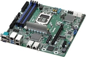 ASRock Mainboard EC262D4U-2L2T micro-ATX Sockel 1700 DDR5-only Single 1