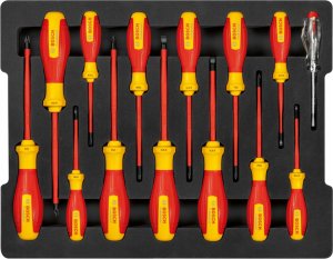 Bosch Zestaw 14 wkrętaków izolowanych VDE 3