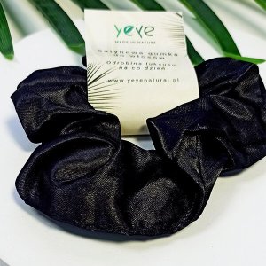 Yeye Satynowa gumka do włosów Biały 10