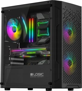 KOMPUTER GAMINGOWY DO GIER Intel i5 12400 16GB RTX 3050 SSD M.2 1TB W11 RGB 2