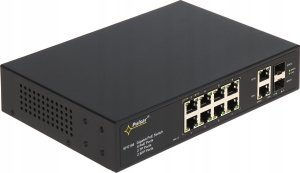 SFG108 Switch przemyslowy PoE 12-portowy 1