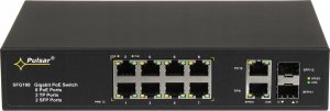 Switch Pulsar SFG108 Switch przemyslowy PoE 12-portowy 2