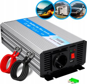 Extralink OPIP-1500W | Przetwornica napięcia | samochodowa 12V, 1500W czysty sinus 1