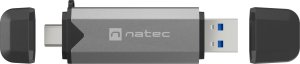 Czytnik Natec SCARAB 3 USB-A + USB-C SD/MICRO SD USB 3.1 GEN 1 SZARY (NCZ-2262) 3