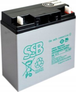 Akumuliatorius (AGM) SSB SBL 18Ah 12V F3 VRLA (pakuotėje 2) 2