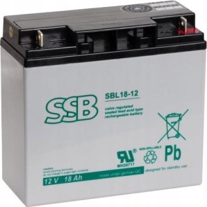 Akumuliatorius (AGM) SSB SBL 18Ah 12V F3 VRLA (pakuotėje 2) 4