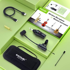 ACEMIC ST-5 MIKROFON BEZPRZEWODOWY UHF DO SAKSOFONU INSTURMENTÓW DĘTYCH 4