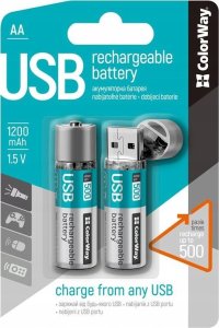 Akamulator AAA USB 1200 mAh 1.5V (2pcs.) 4