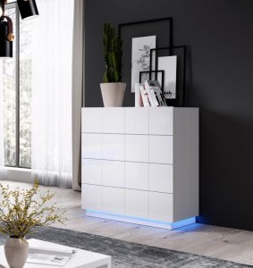 cama meble Oświetlenie REJA komoda 4S niebieskie 1