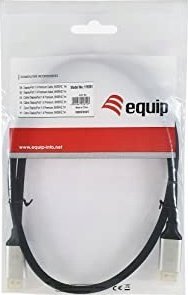 Equip 119263 kabel DisplayPort 3 m Aluminium, Czarny 3