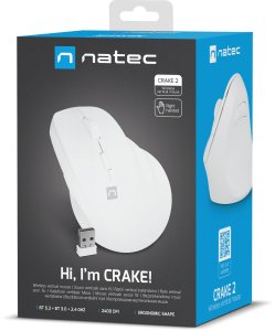 Mysz Natec CRAKE 2 Biała (NMY-2257) 12