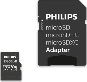 Karta Philips Ultra Speed MicroSDXC 256 GB Class 10 UHS-I/U1 A1 V10 (FM25MP45B/00) 2