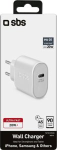 SBS Ładowarka Sieciowa 20W Biały (TETR1CPD20) 2