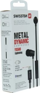 SWISSTEN Dokanałowe Słuchawki z mikrofonem do iPhone YS500 12