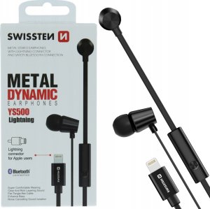 SWISSTEN Dokanałowe Słuchawki z mikrofonem do iPhone YS500 14