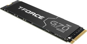 Dysk SSD TeamGroup Dysk SSD T-FORCE G70 Pro 1TB M.2 PCIe NVMe Gen4 x4 (7400/5500) SLC HS 6
