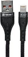 Kabel USB Tracer USB-A - Lightning 1 m Czarny (TRAKBK47491) 2