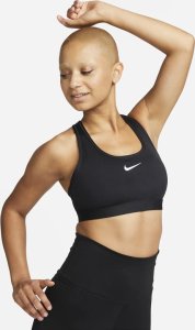 Stanik sportowy Nike Swoosh Nesium Support czarny DX6821 010 XS 1