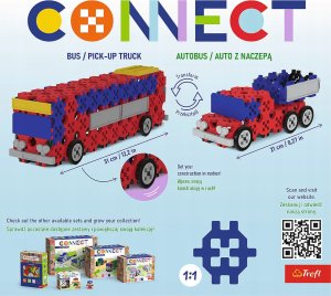 TREFL klocki Connect Autobus/Auto-naczepa M 61973 7