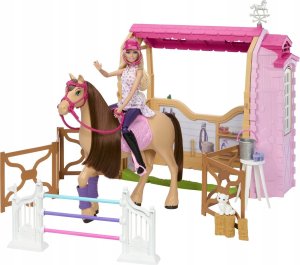 Lalka Barbie Mattel Barbie stable for horses zestaw+lalka JDN43 /1 4