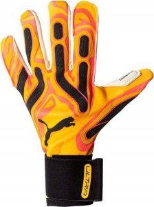 Rękawice bramkarskie Puma Ultra Ultimate Hybrid Sun pomarańczowe 41858 09 8,5 6