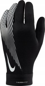 Rękawiczki Nike Academy Therma-FIT czarno-białe HF0546 011 S 2