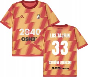 Koszulka męska dwustronna adidas Reversible 24 pomarańczowa IS0830 XL 1