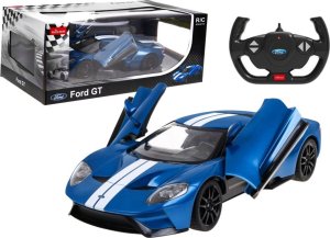 Auto RC Model Zdalnie Sterowany Ford GT 1:14 Otwierane Drzwi Niebieski Rastar 1