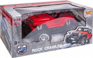 Auto RC rock crawler czerwone Smily Play 1