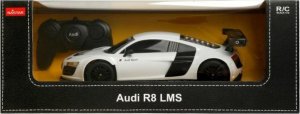 Auto Sportowe RC 1:18 Zdalnie Sterowane Audi R8 Białe Rastar 4